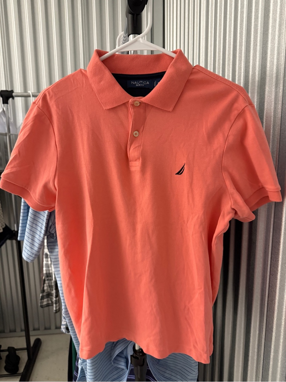 Nautica Men’s Coral Short-Sleeve Polo Shirt